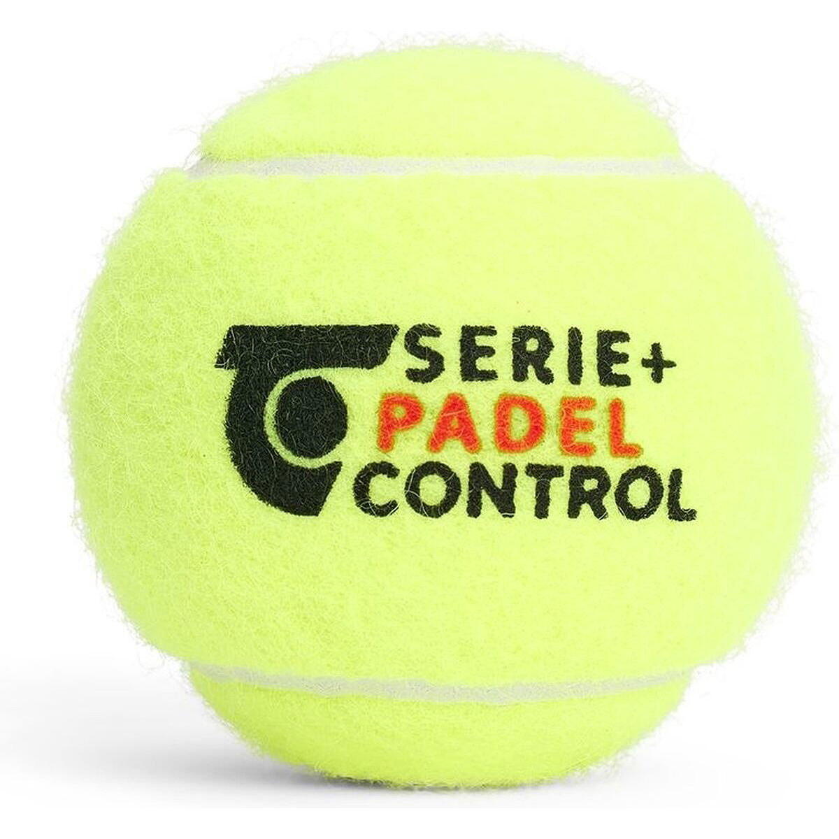 Padelballen - Padel - Serie+ Control - Medium, Vochtbestendig - Geel 4/4