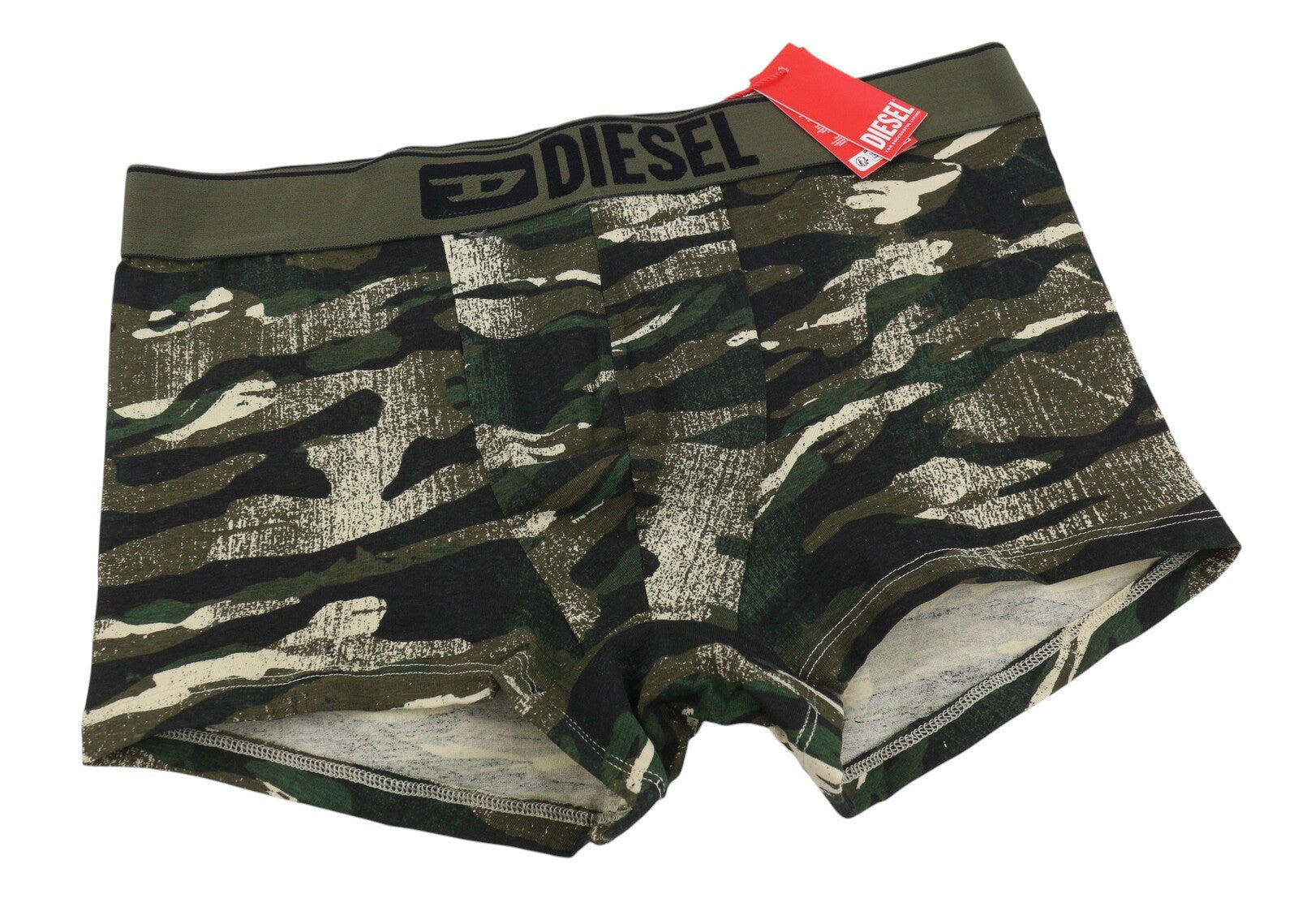 Sous-vêtement - Homme - Boxer camouflage - Umbx-damien - Noir/vert 1/1