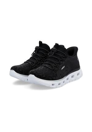 Rieker Damen EDINA Sneaker Low Ready2GO M6066-01 Schwarz