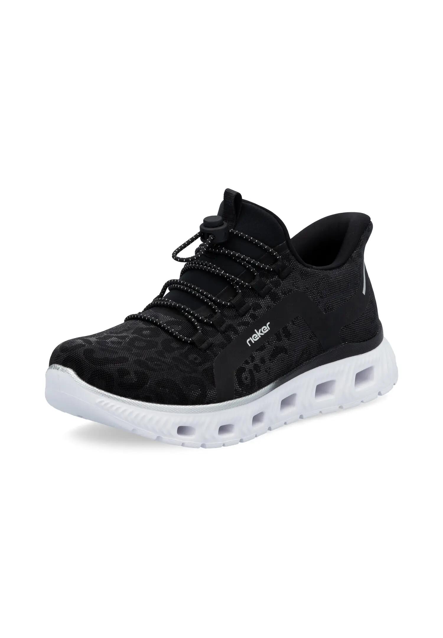 Rieker Damen EDINA Sneaker Low Ready2GO M6066-01 Schwarz 7/7