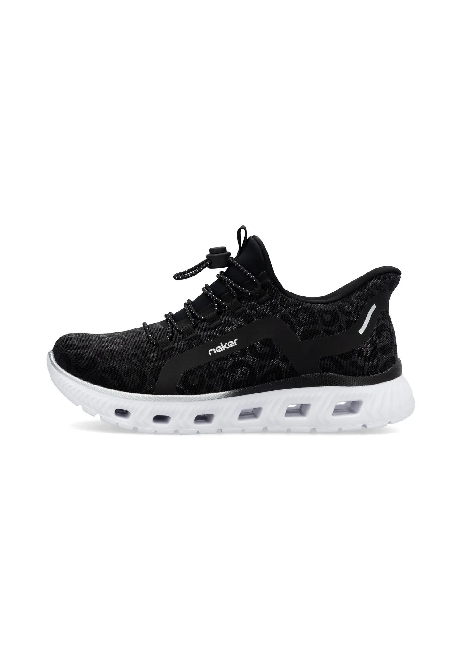 Rieker Damen EDINA Sneaker Low Ready2GO M6066-01 Schwarz 4/7