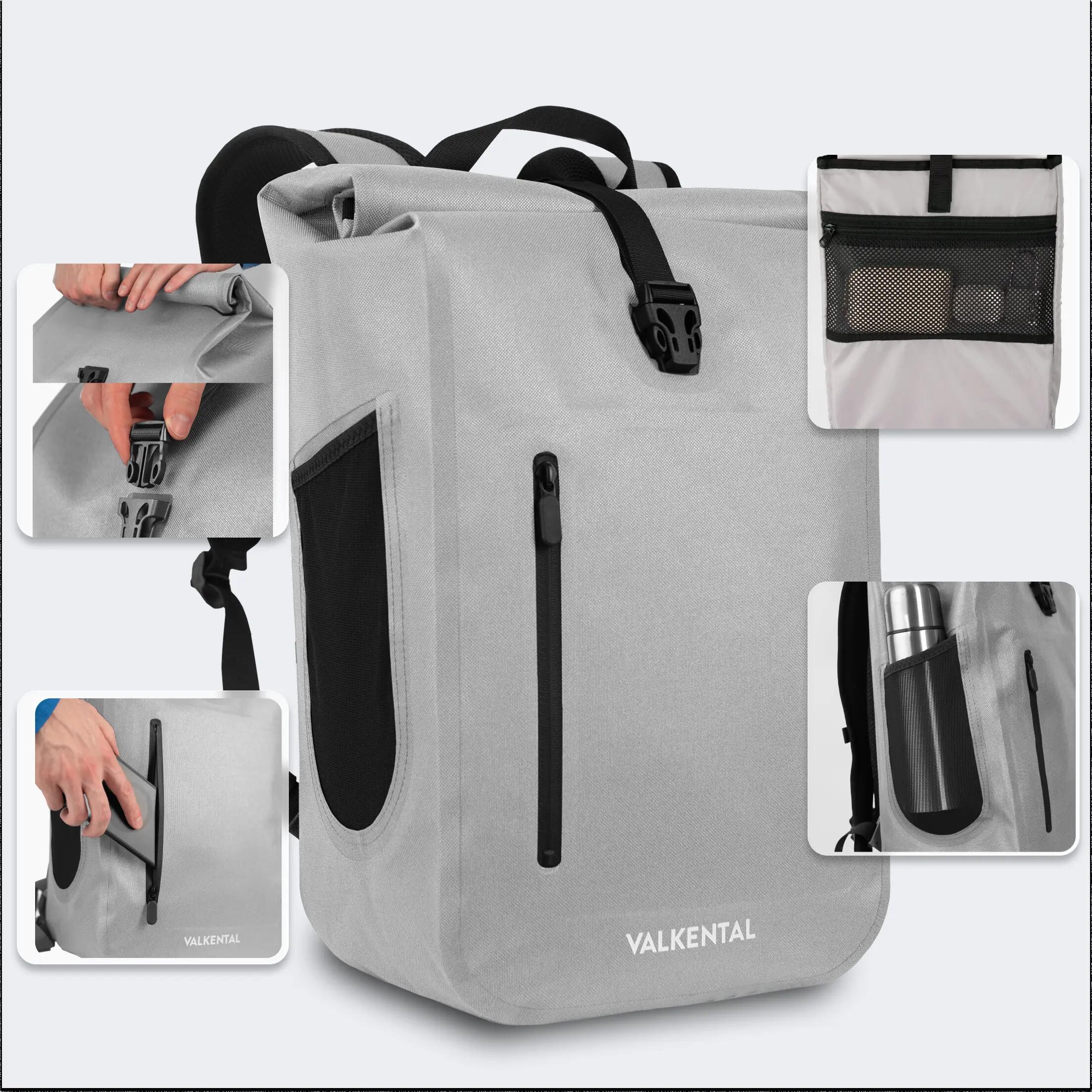 Mochila, diária e lazer - impermeável e totalmente refletiva 28L 3/7