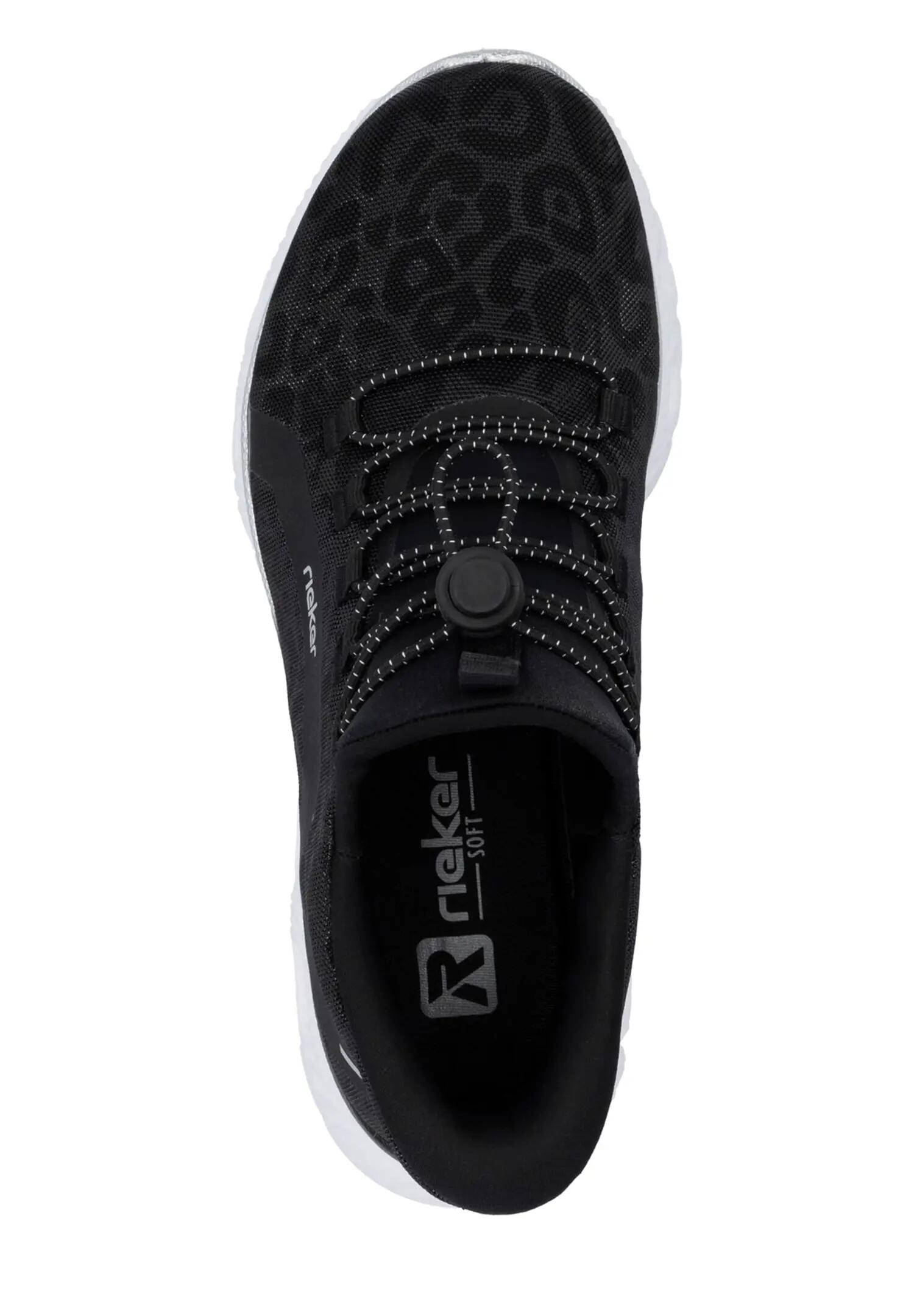 Rieker Damen EDINA Sneaker Low Ready2GO M6066-01 Schwarz 3/7