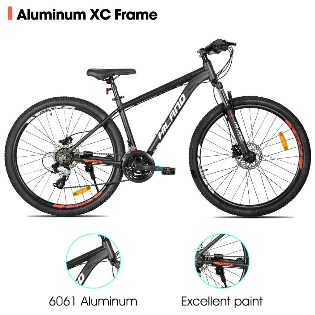Femme Homme VTT 27,5 pouces 24 Vitesses Freins Hydrauliques Bedrock 2/7