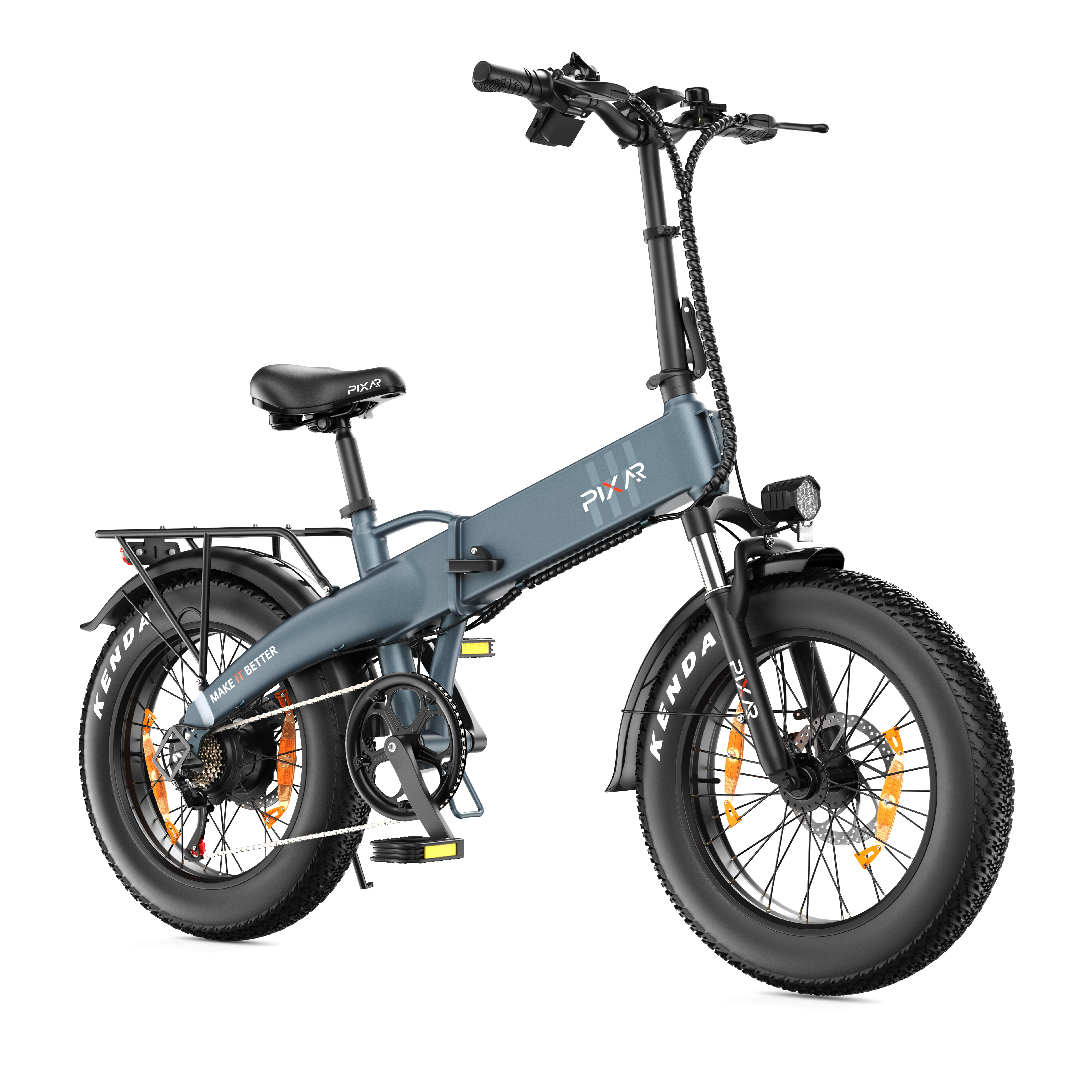Bicicletă electrică all-terrain PIXAR F2 pentru adulți - 48V 15AH, LCD