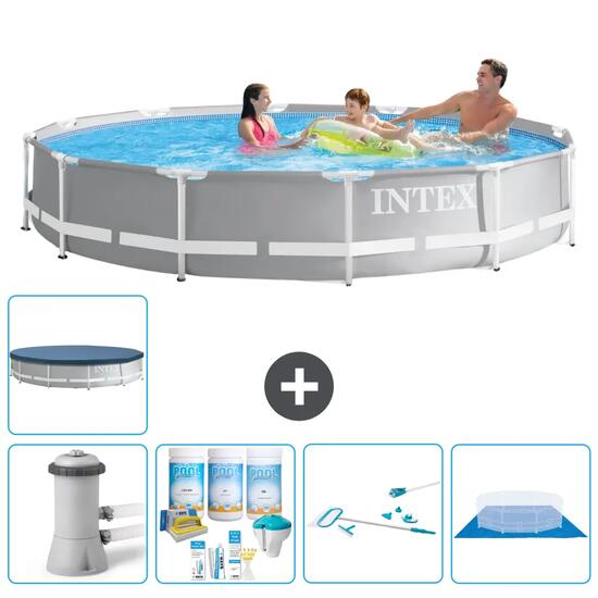 Piscine Prism Frame Ronde - 366x76 cm - 6-pièces S21196