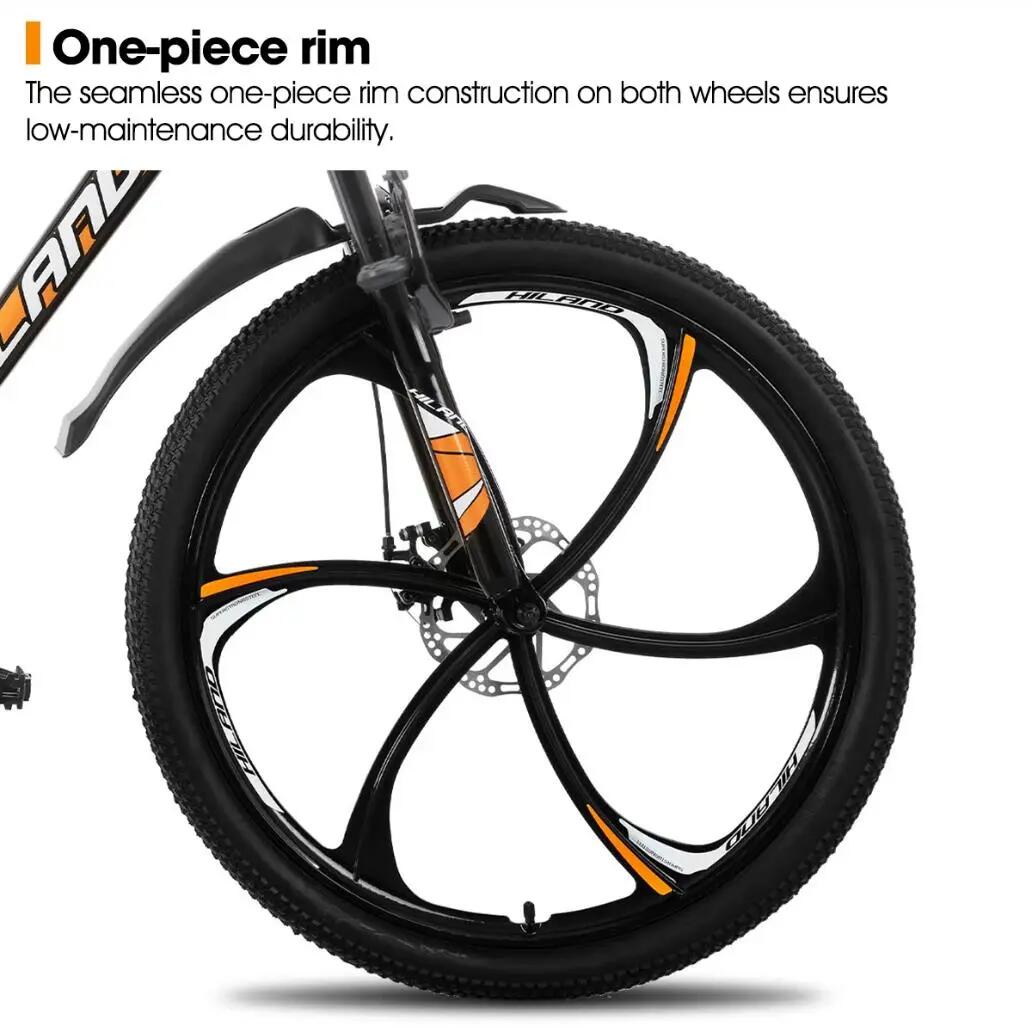Femme Homme VTT 26 pouces 18 Vitesses Aluminium Roues 3/6 Branches 7/7