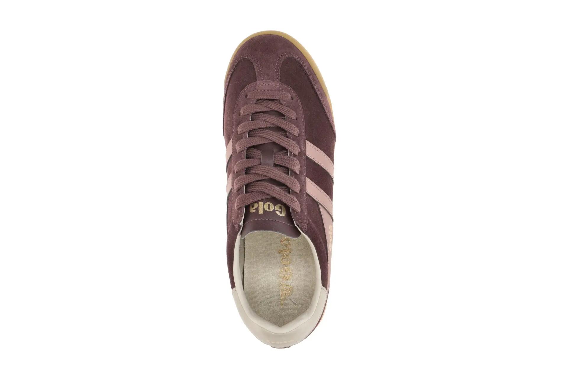Gola Torpedo Damen Sneakers Schuhe lila braun Velour CLB761 6/7