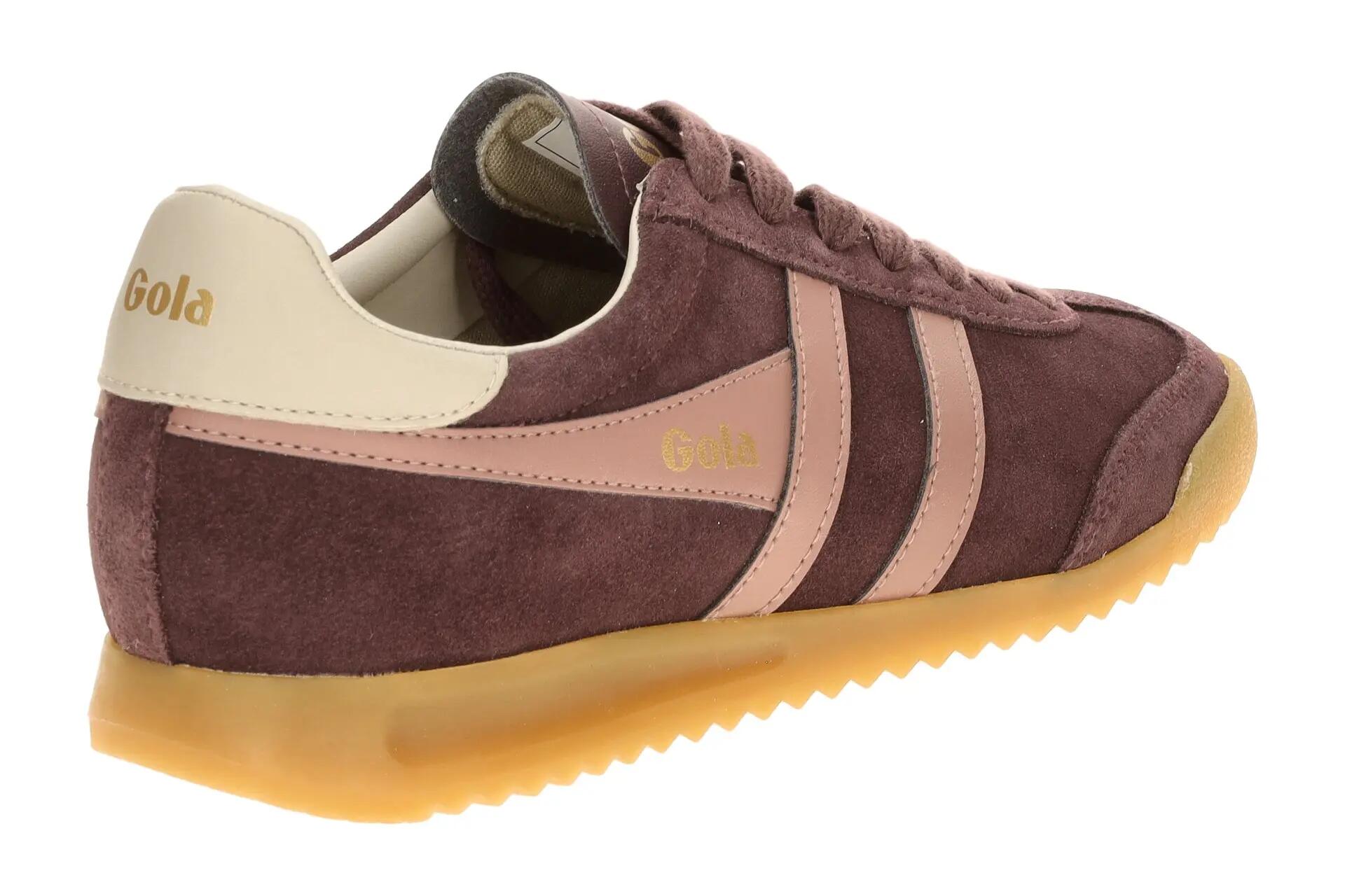 Gola Torpedo Damen Sneakers Schuhe lila braun Velour CLB761 4/7