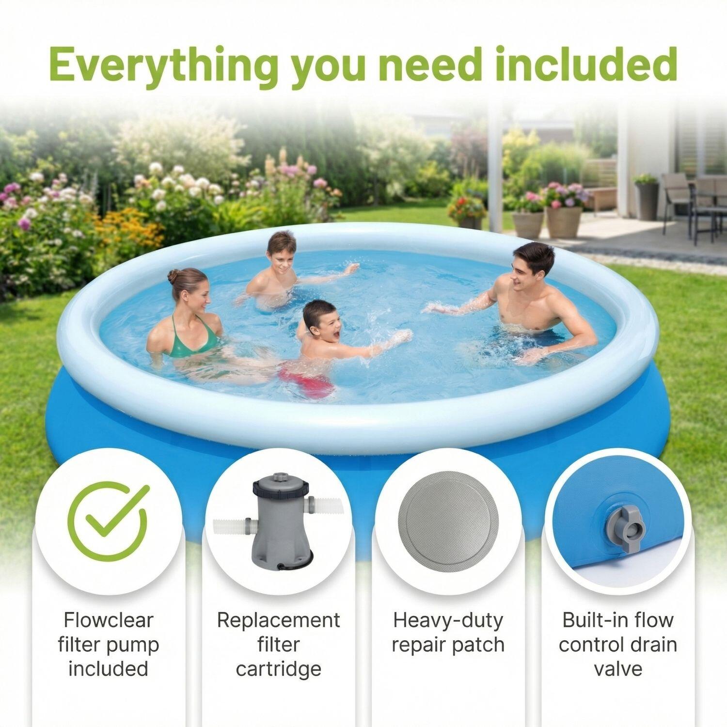 Bestway Fast Set Rond - 366x76 cm - 3-delig S22278 6/6