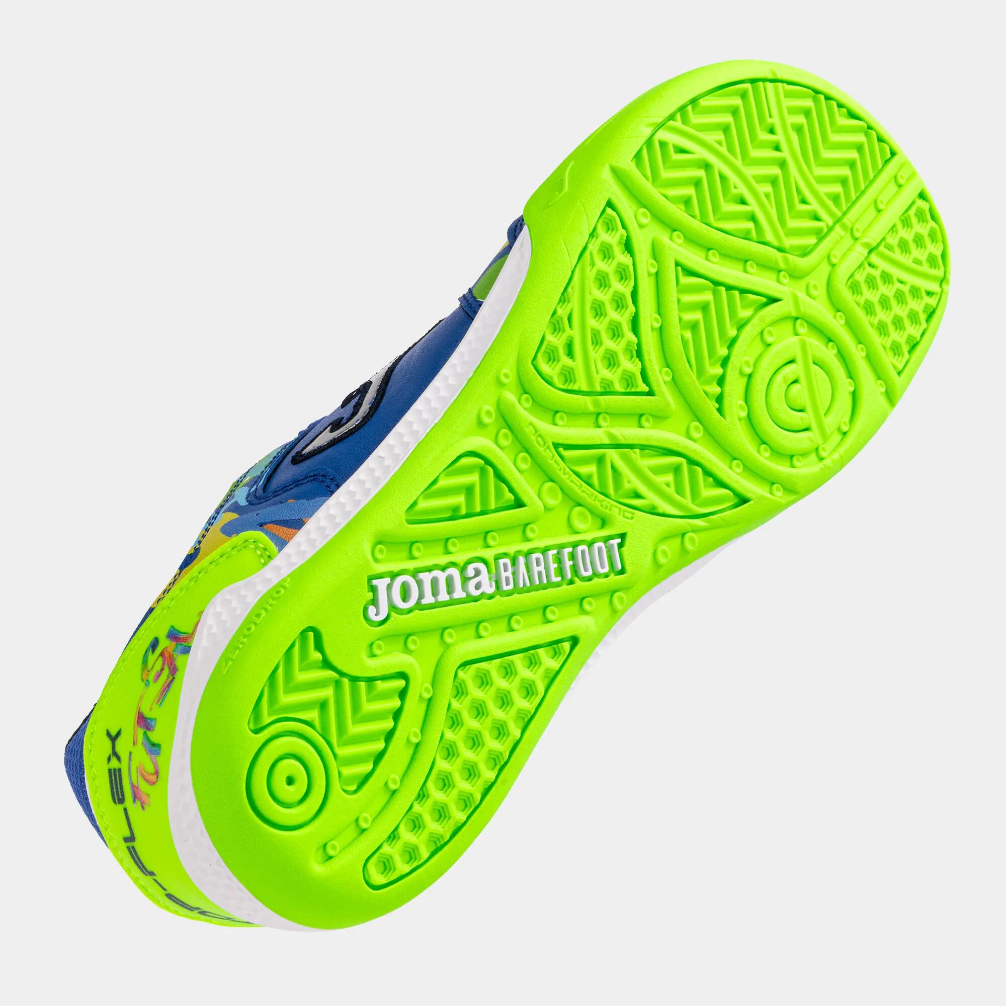 Zapatillas Fútbol Sala Niños Joma Top Flex Junior Barefoot 26 IN Royal 5/5