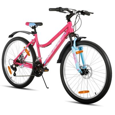 Dames mtb mountainbike 26 inch 18v lage instap vering gamille