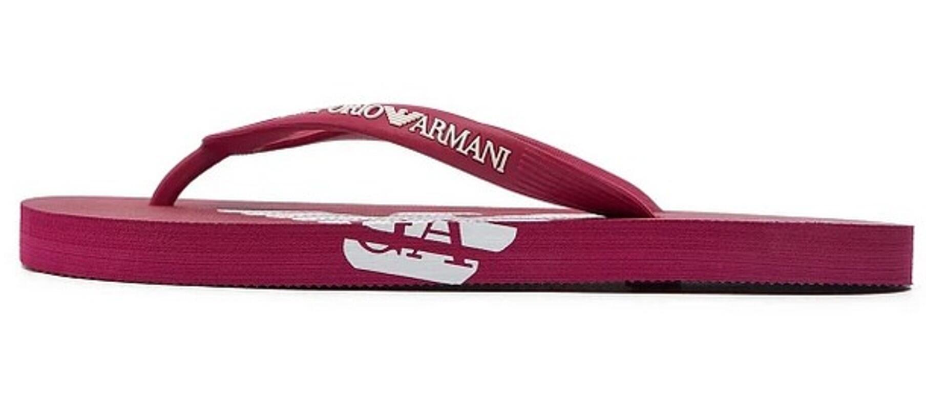 ARMANI EXCHANGE Armani Exchange Zehentrenner Slippers burgundy 2/3