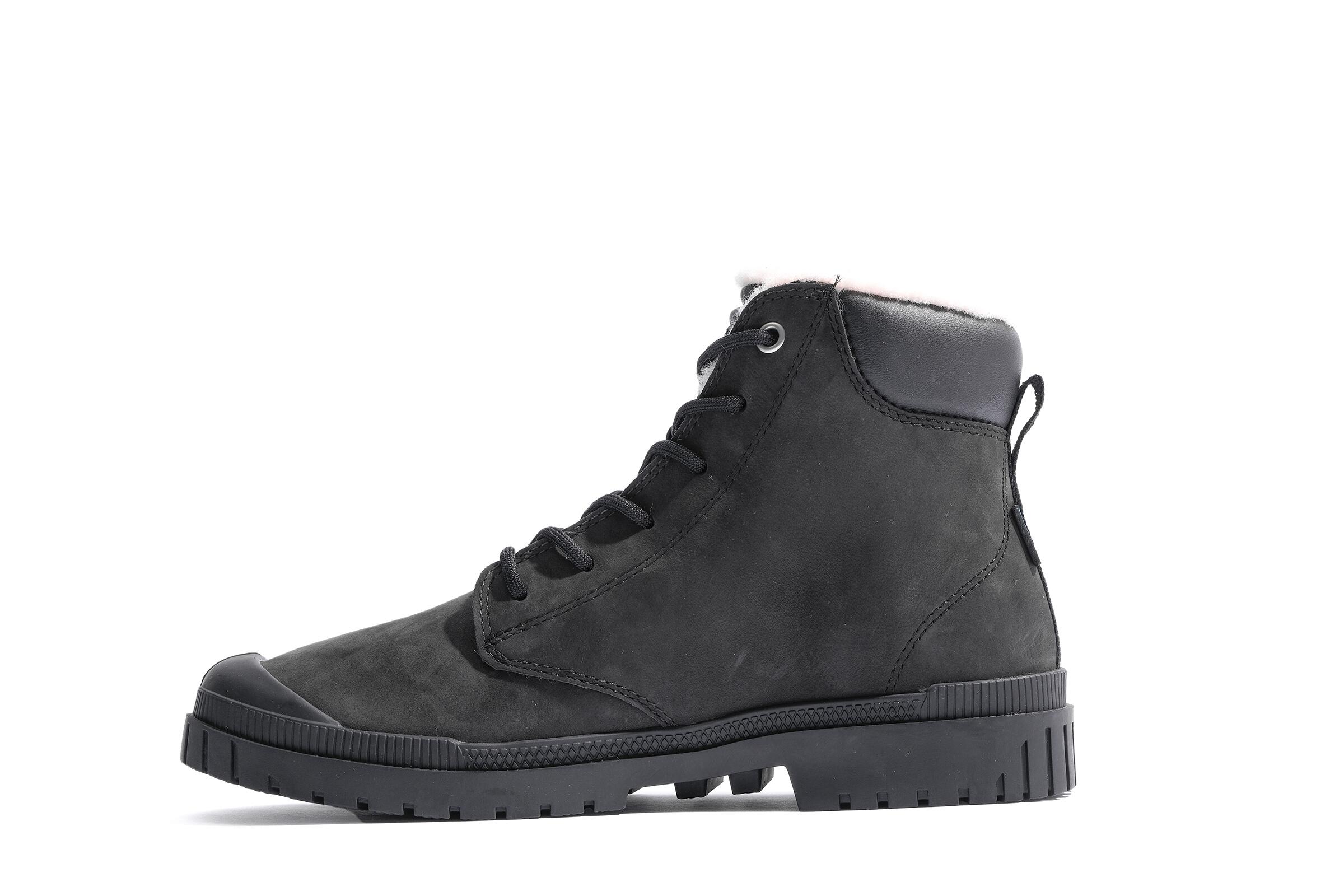 Palladium SP20 Cuff Leather Waterproof WL zwarte schoenen 4/6