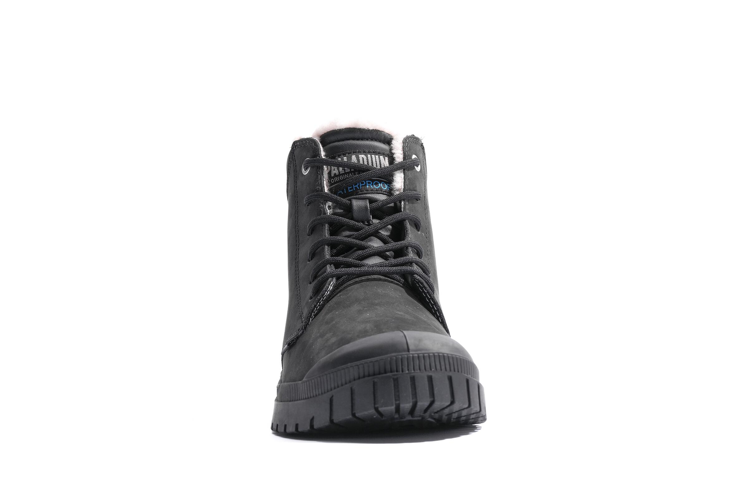 Palladium SP20 Cuff Leather Waterproof WL zwarte schoenen 3/6