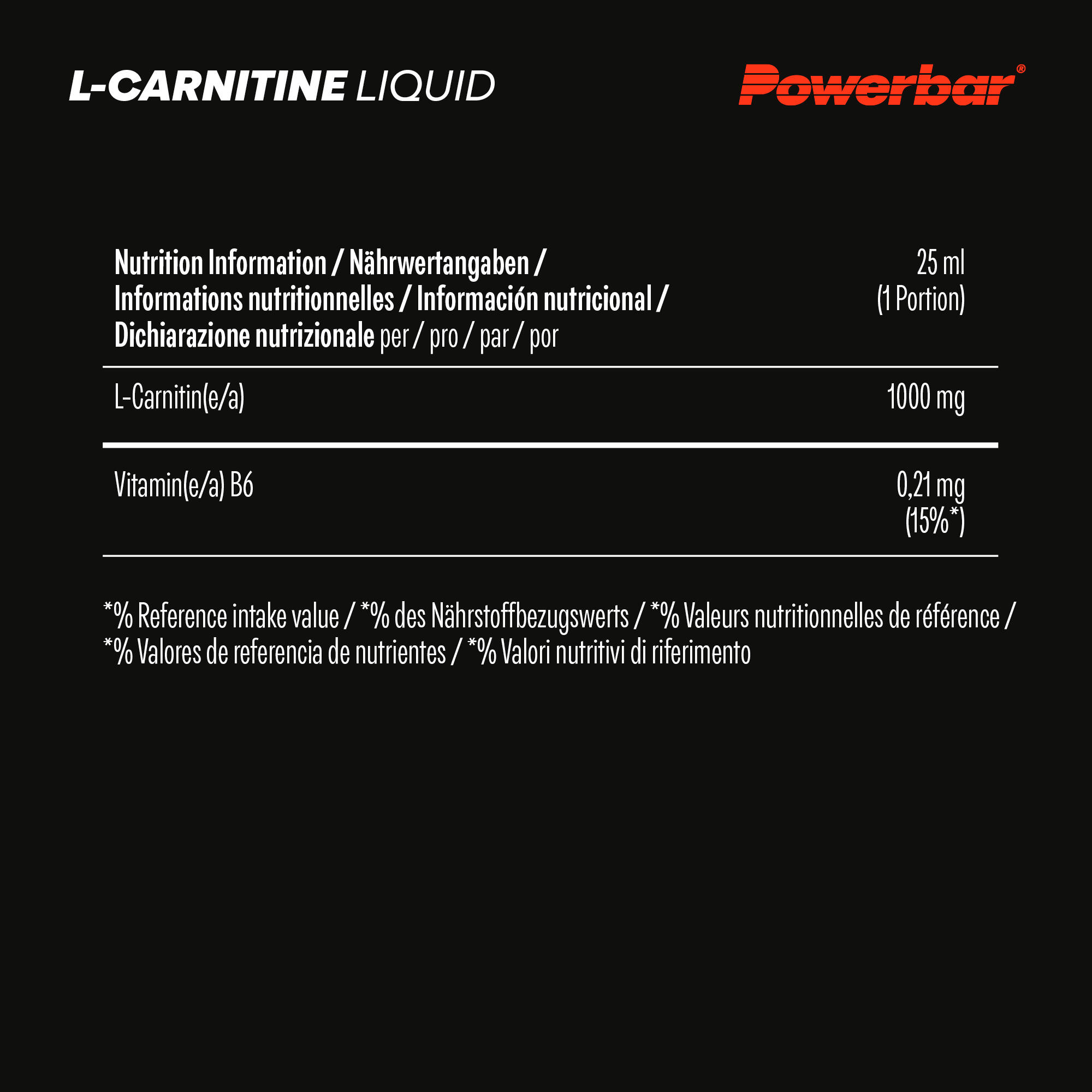 l carnitin trinkampullen L-Carnitine Liquid Black Line 1000 mg L-Carnitine Vitamin B6 20 x 25 ml cjc ipamorelin looksmax 1295 upsell:ceramic-slip-cleanser Packaging:40ml
