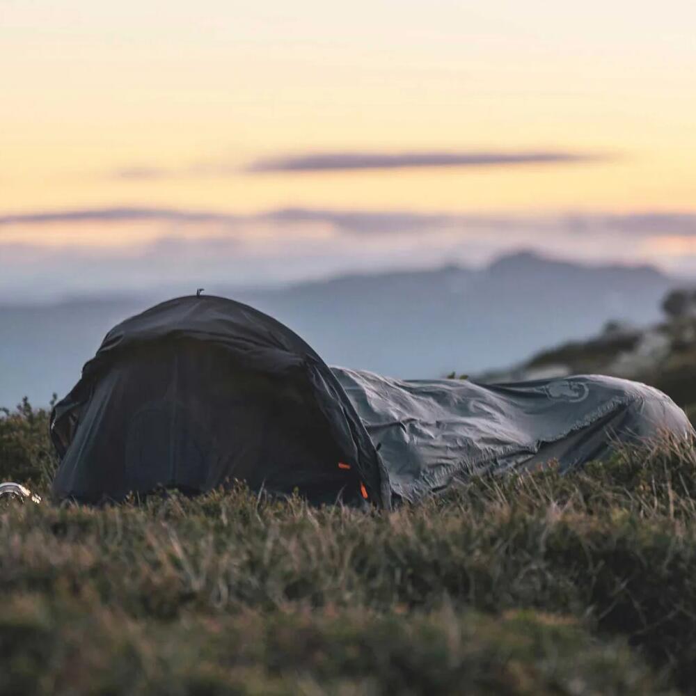 Venture Solo XL Hooped Bivi-Zelt - kompakter Wetterschutz - Grau 4/4