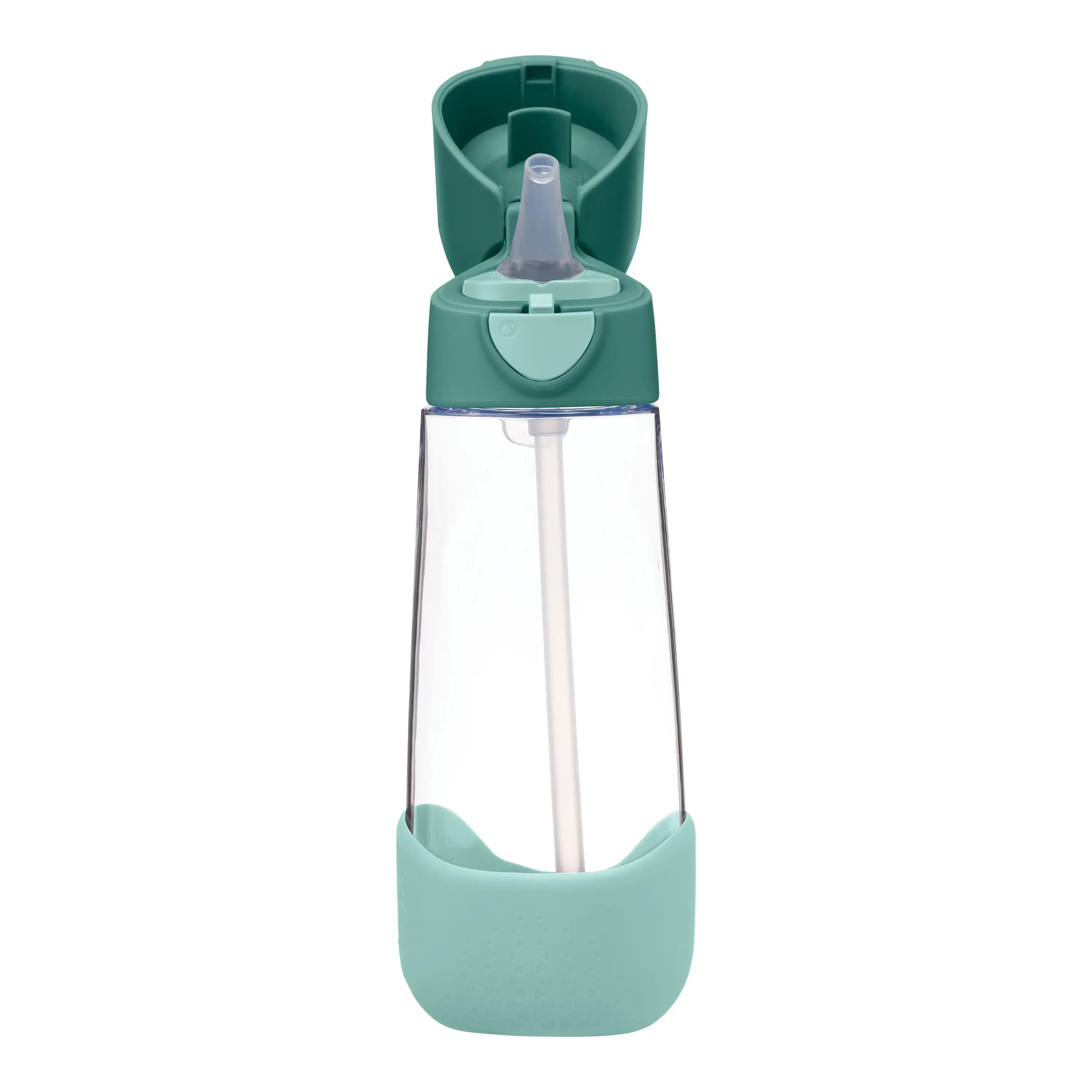 Láhev na pití s brčkem 600 ml - emerald forest 4/4