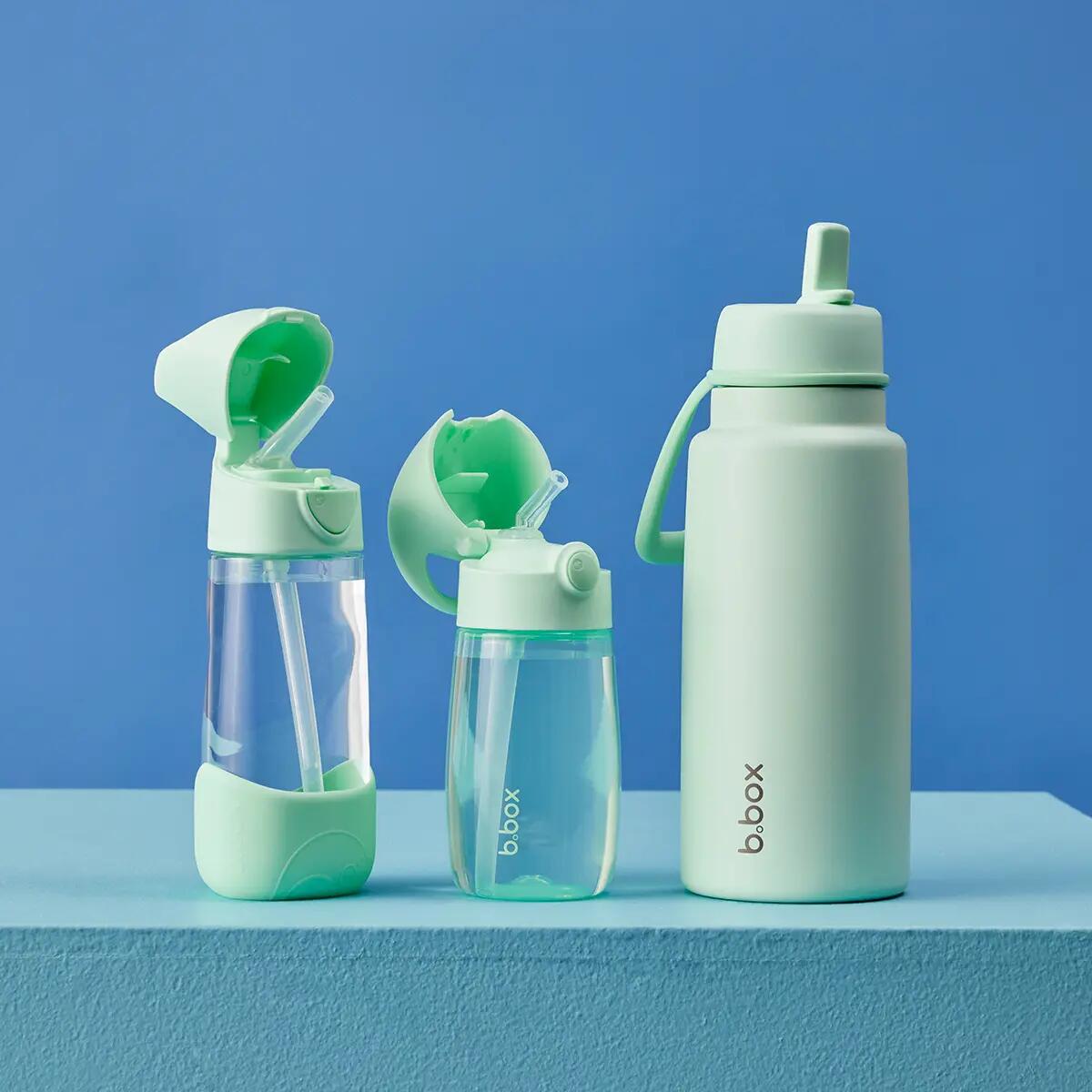 Láhev na pití s brčkem 450 ml - spearmint 6/6