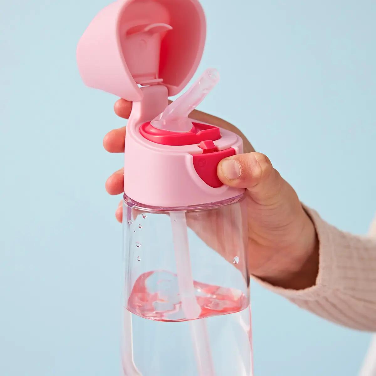 Lahev na pití s brčkem 600 ml - flamingo fizz 6/7