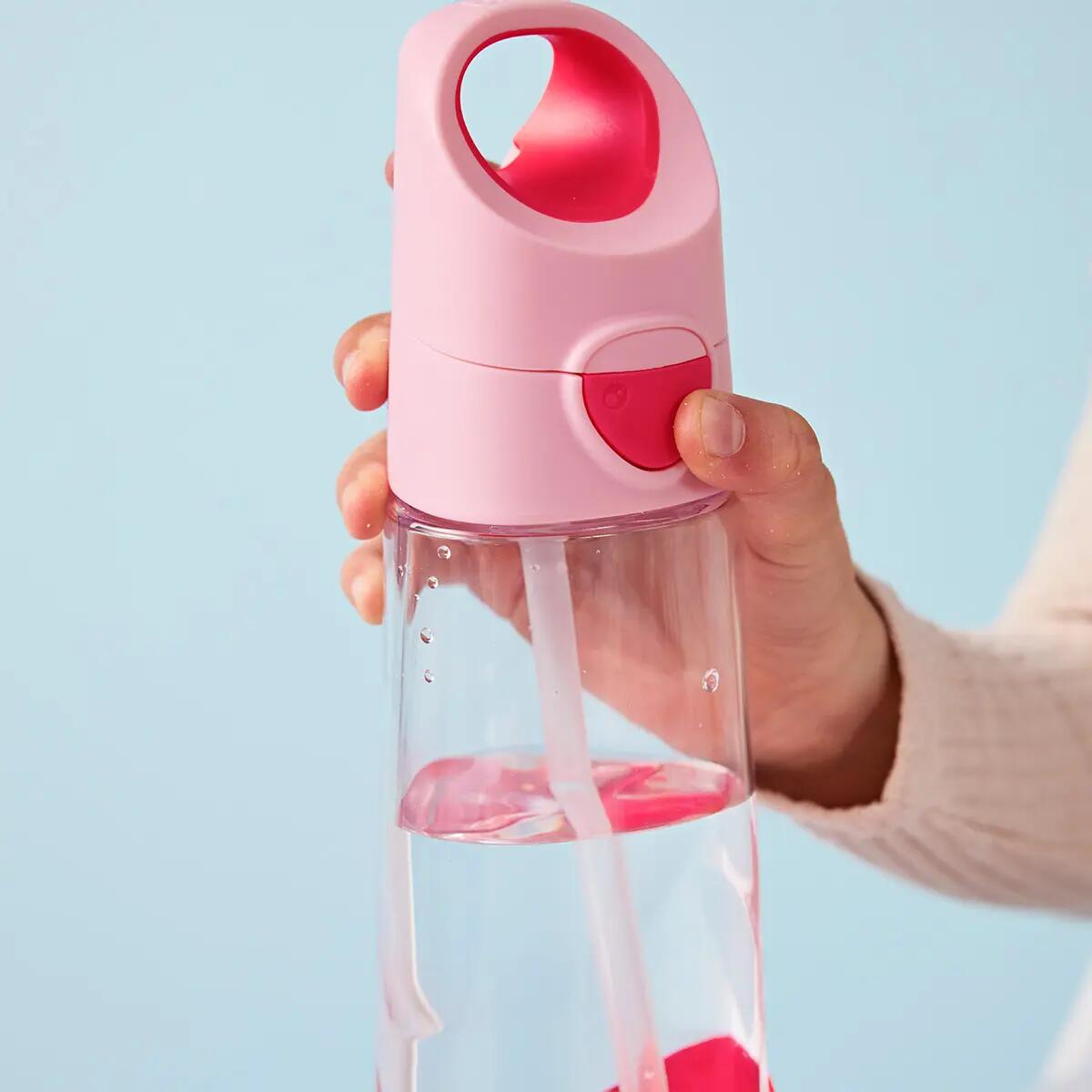 Lahev na pití s brčkem 600 ml - flamingo fizz 5/7