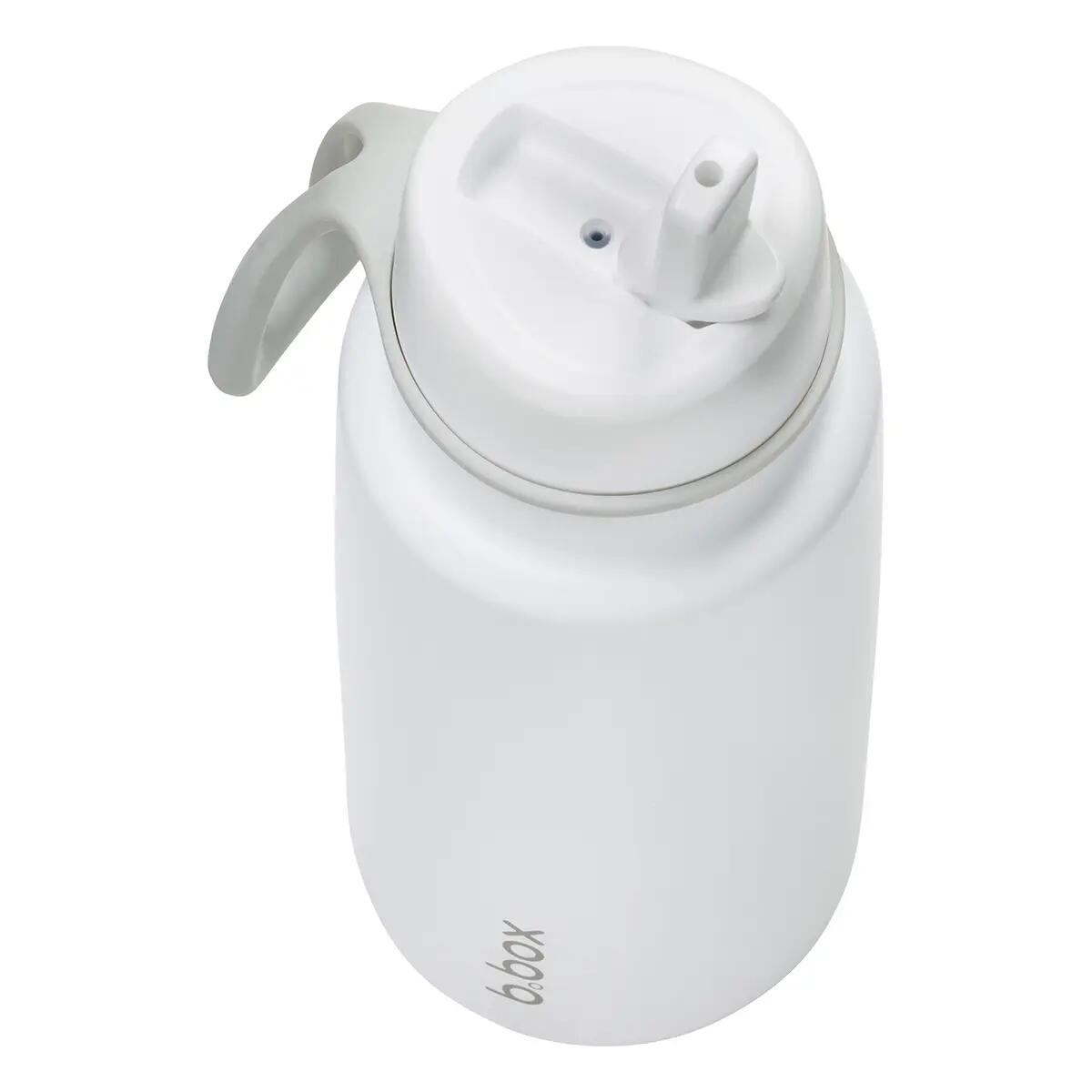 Nerezová termolahev s brčkem 1l - white out 4/5