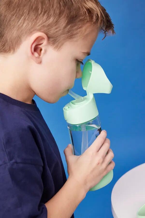Láhev na pití s brčkem 450 ml - spearmint 2/6