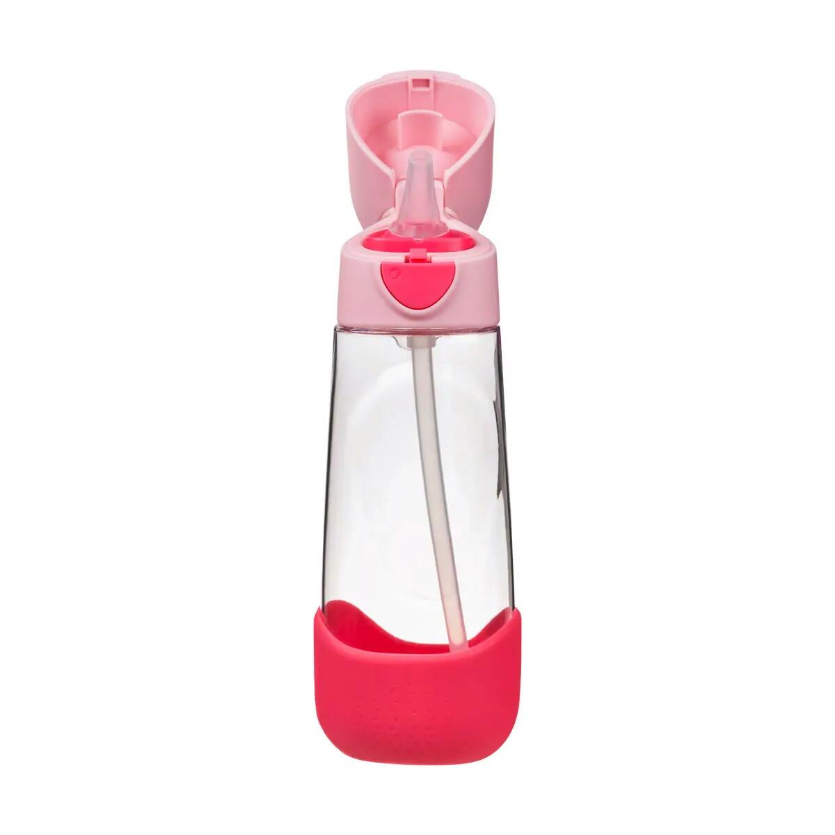Lahev na pití s brčkem 600 ml - flamingo fizz 2/7