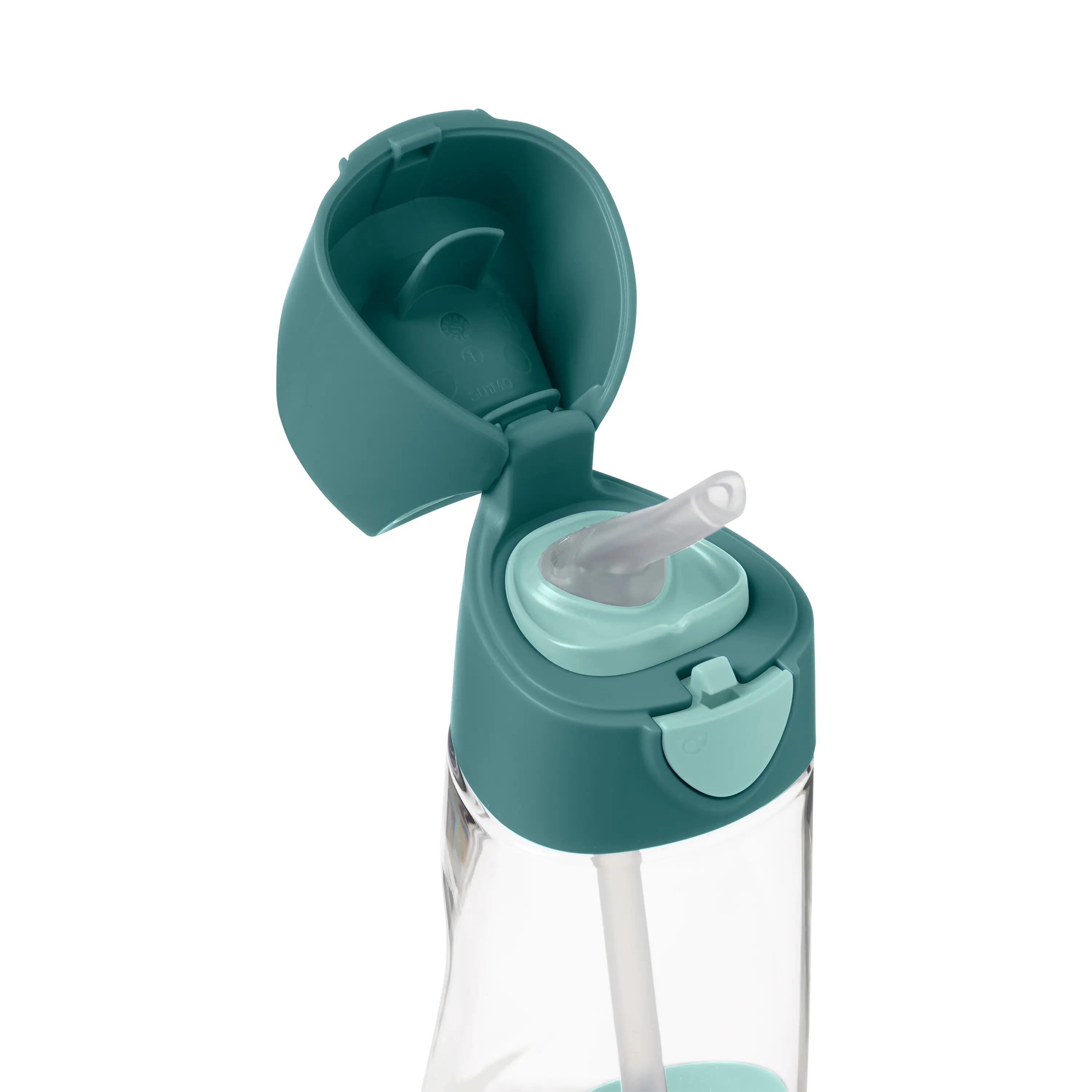 Láhev na pití s brčkem 450 ml - emerald forest 3/7