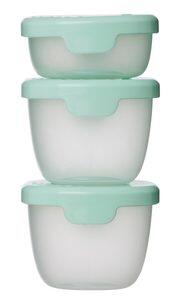 B.BOX Sada krabiček Snack tubs 3ks - zelené