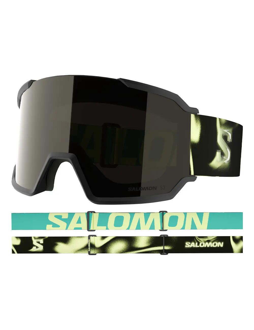 Salomon S/View 3 Lyžařské Brýle - Black Yellow/Black 2/3