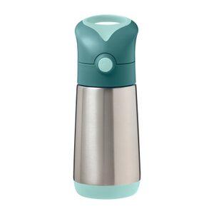B.BOX Termoska na pití s brčkem 350 ml - emerald forest