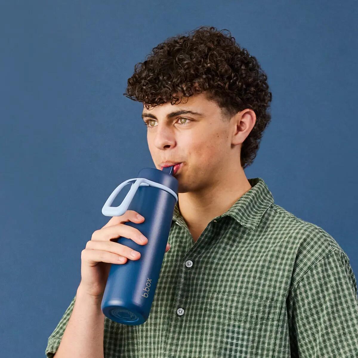 Nerezová termolahev s brčkem 690 ml - midnight 5/5