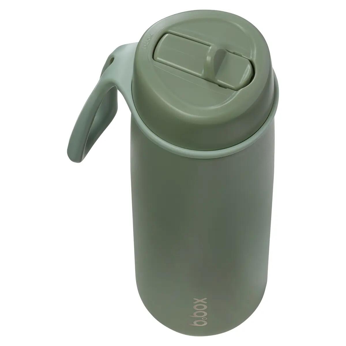 Nerezová termolahev s brčkem 690 ml - olive 4/5