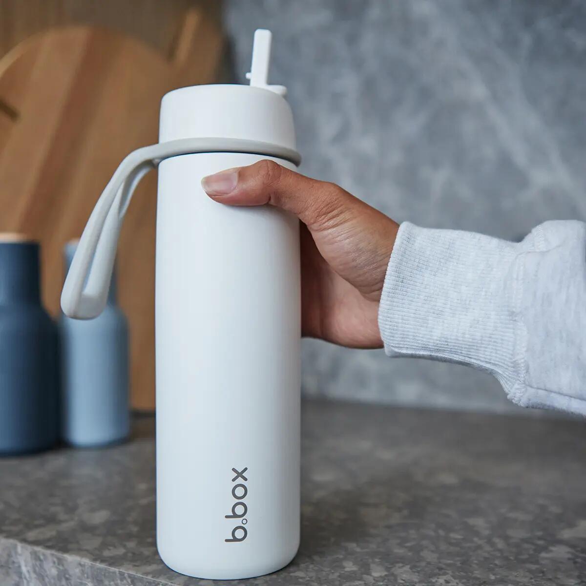 Nerezová termolahev s brčkem 690 ml - white out 5/5