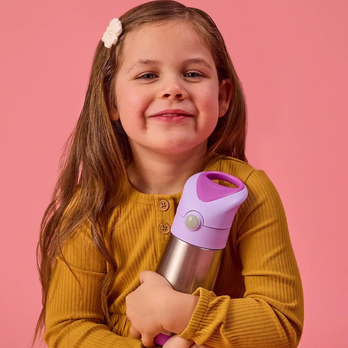 Termoska na pití s brčkem 350 ml - sugar plum 2/5