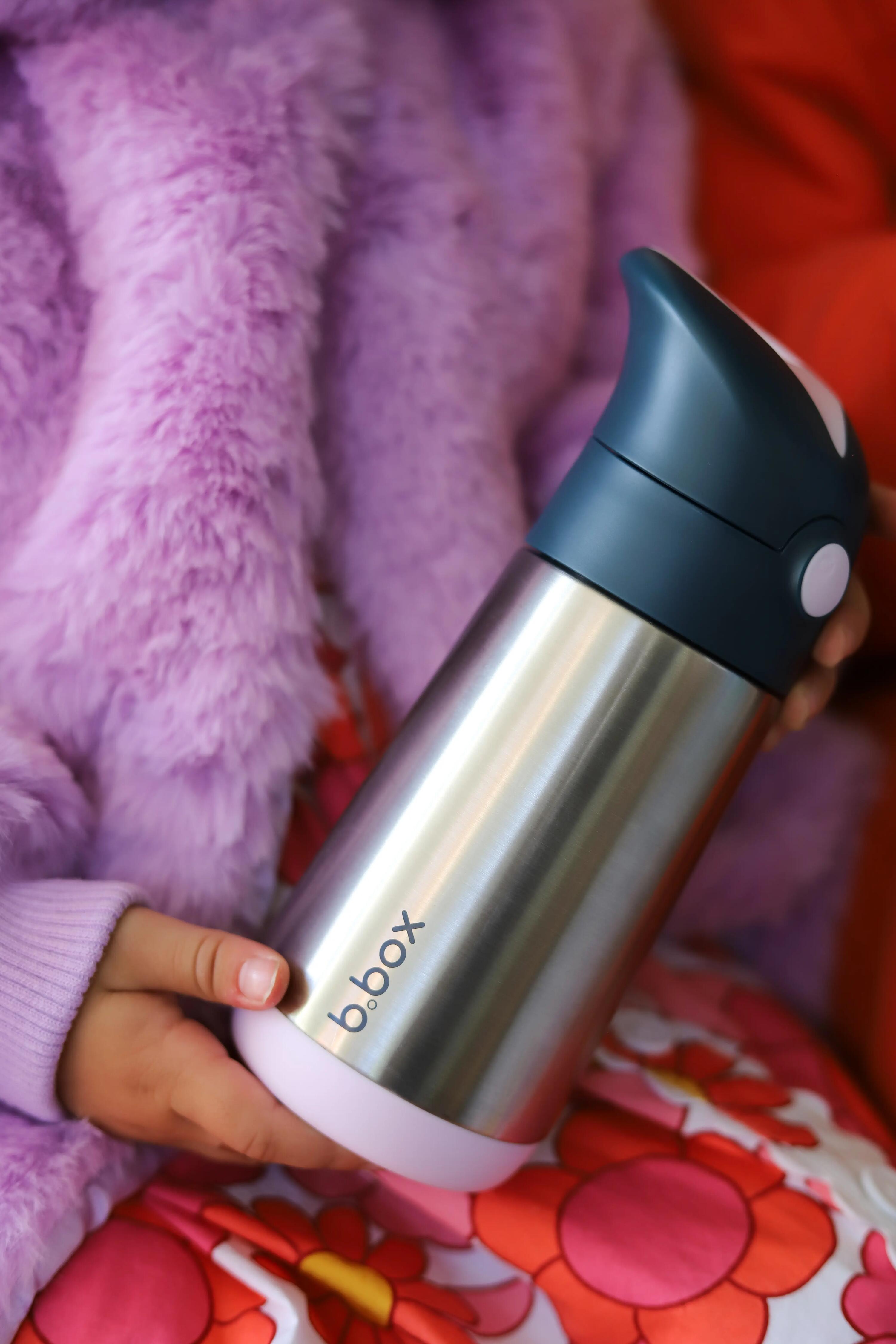 Termoska na pití s brčkem 500 ml - indigo/růžová 2/4