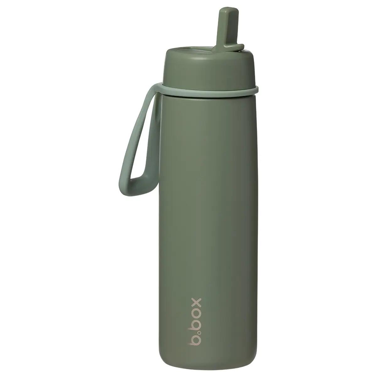 Nerezová termolahev s brčkem 690 ml - olive 3/5