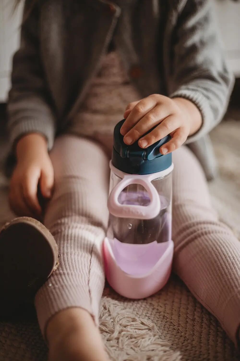 Sport láhev na pití 450 ml - indigo/růžová 2/5