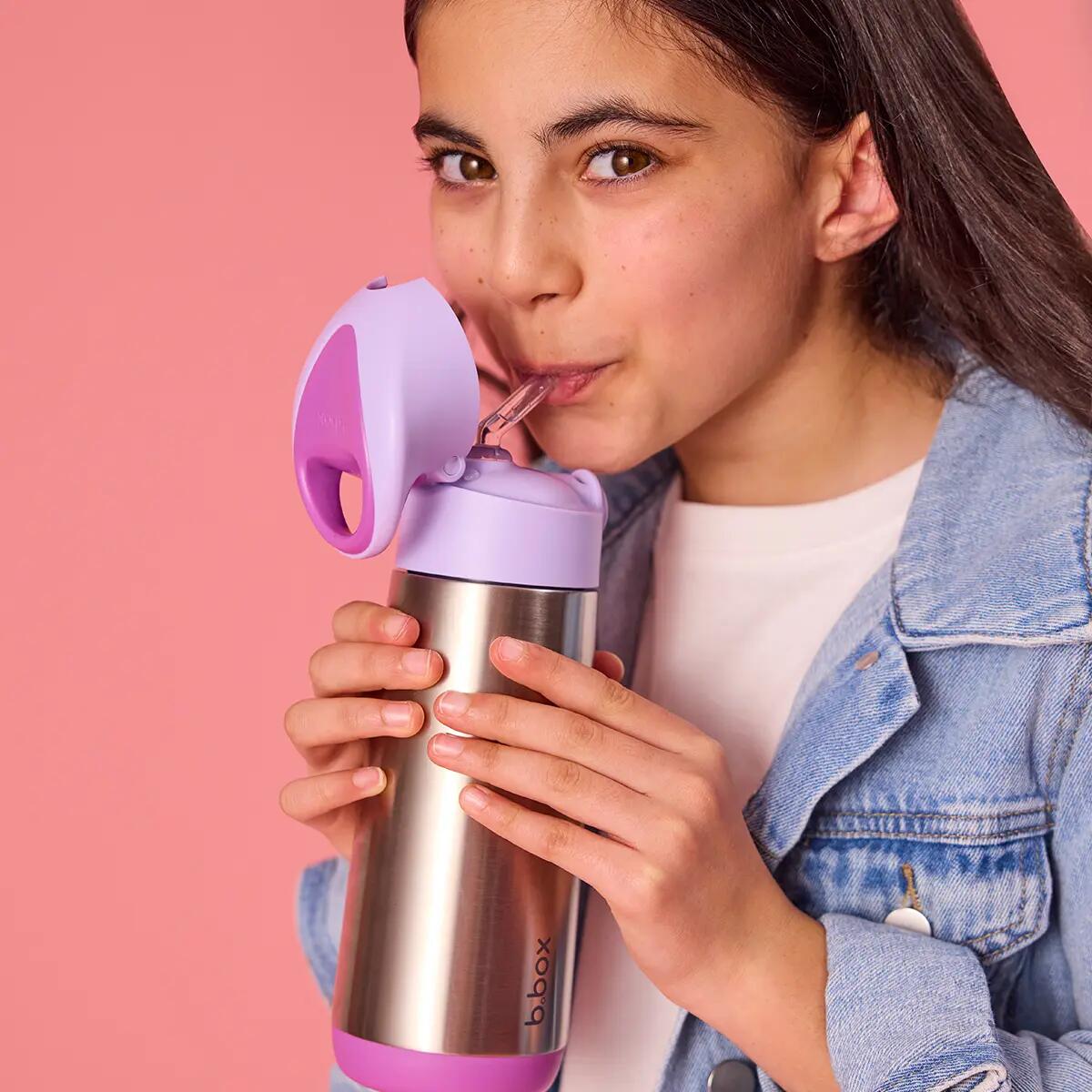 Termoska na pití s brčkem 500 ml - sugar plum 2/6