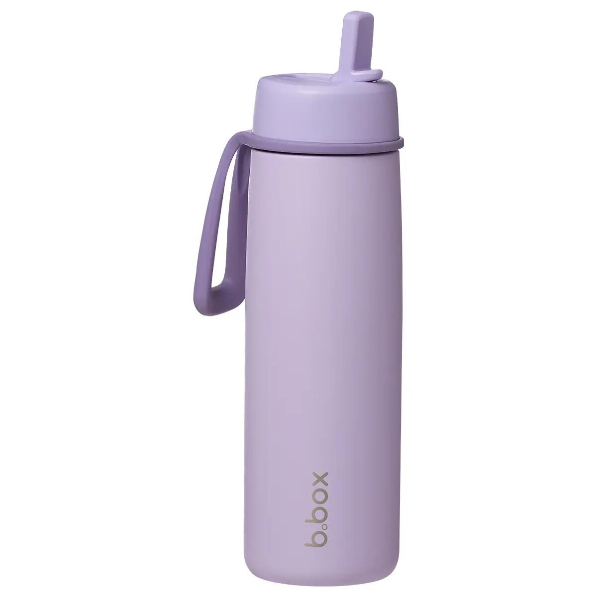Nerezová termolahev s brčkem 690 ml - lilac love 3/5
