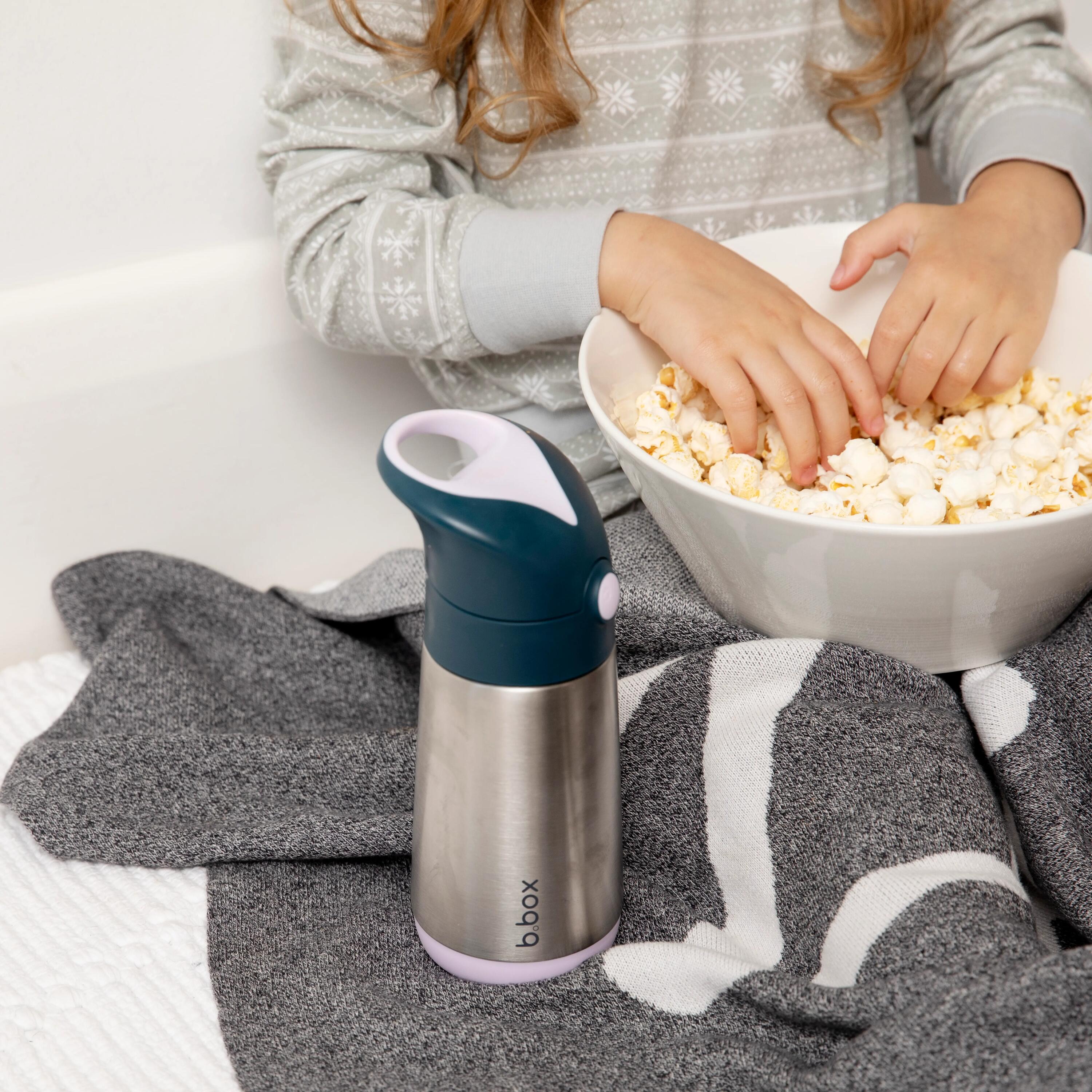 Termoska na pití s brčkem 350 ml - indigo/růžová 2/4