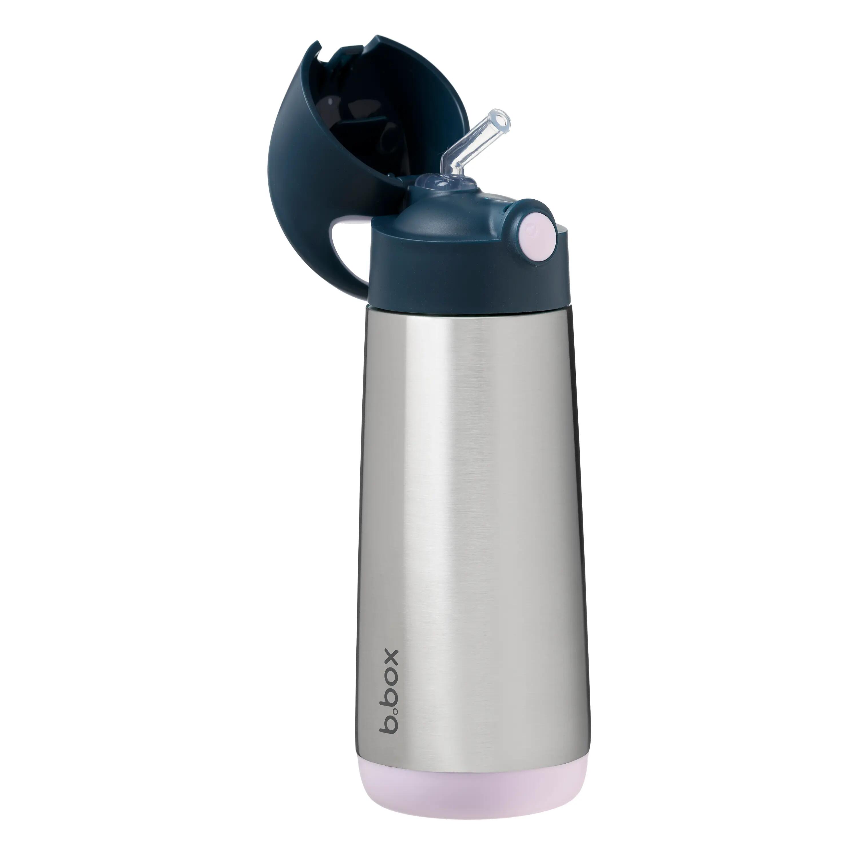 Termoska na pití s brčkem 500 ml - indigo/růžová 4/4