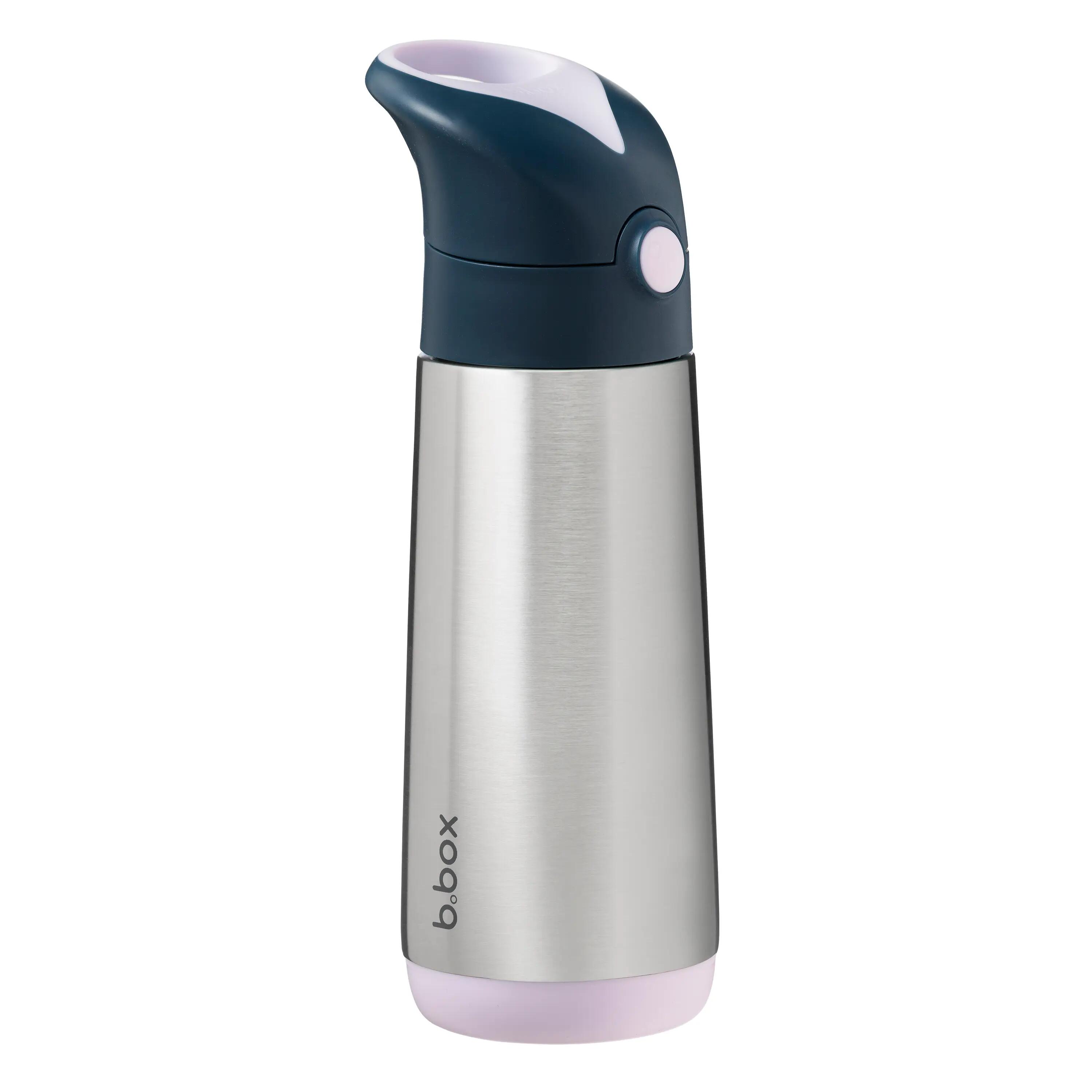 Termoska na pití s brčkem 500 ml - indigo/růžová 3/4