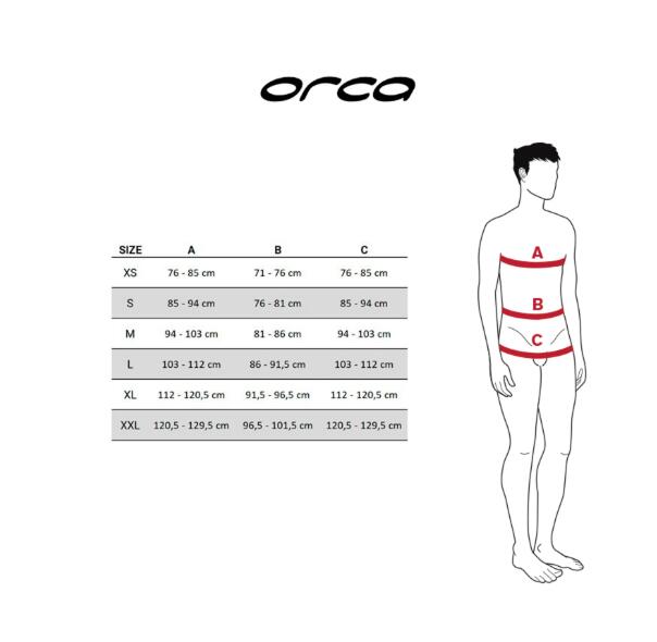 Orca Core Herren-Rennanzug ärmellos - Schwarz/Rot - Größe S 4/4