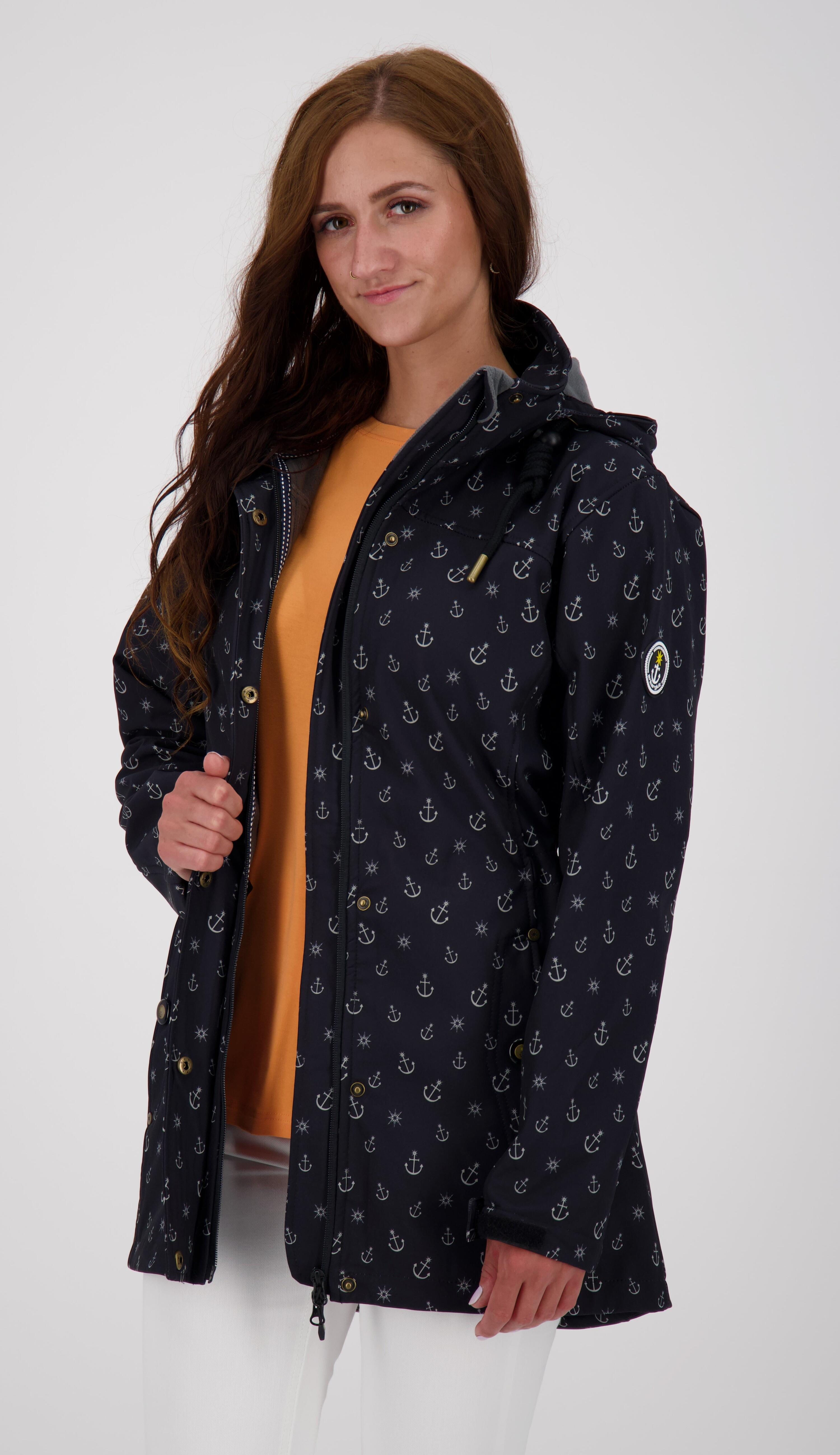 Damen - Naturwandern - Softshelljacke - winddicht - Ankerglut 3/3