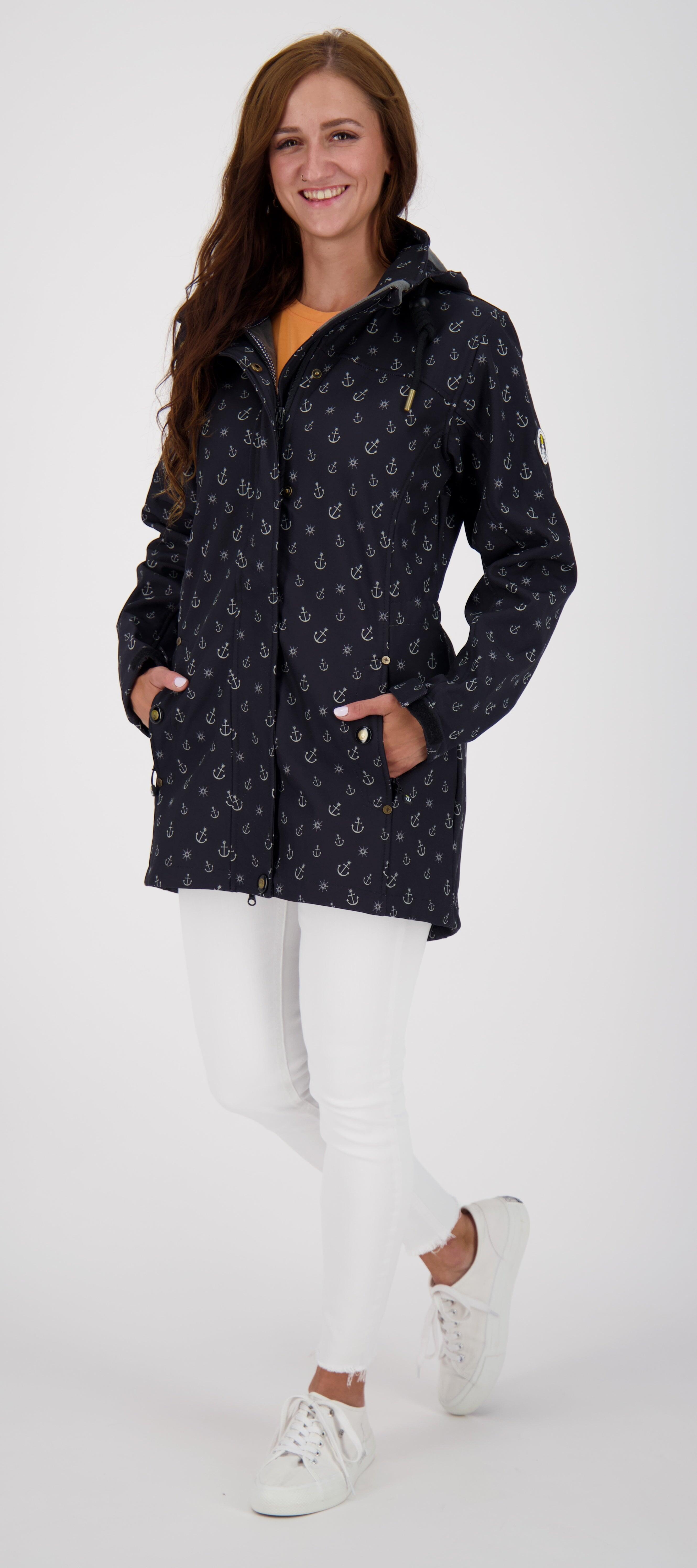 Damen - Naturwandern - Softshelljacke - winddicht - Ankerglut 2/3