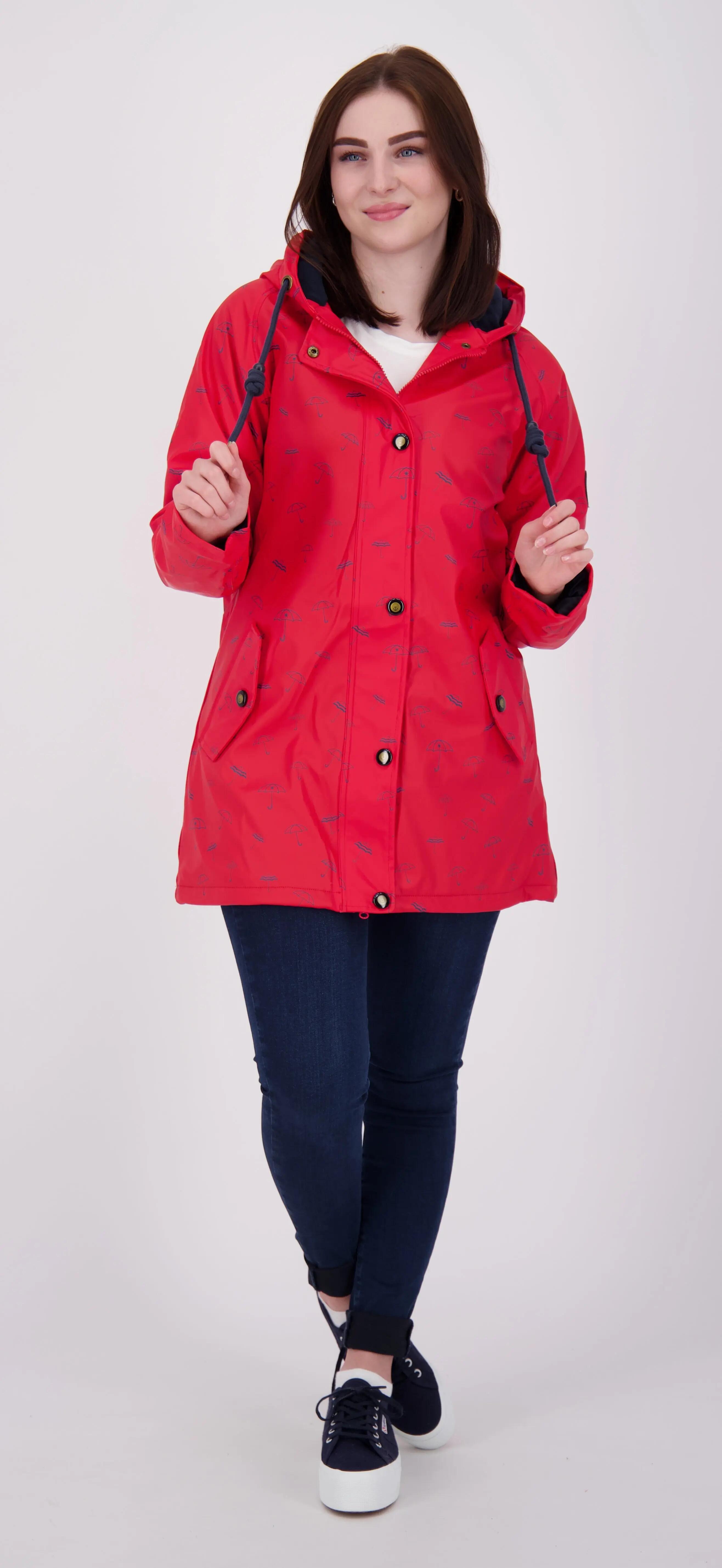Damen - Regenjacke - Friesennerz, wasserdicht - Ankerglutsea 4/5