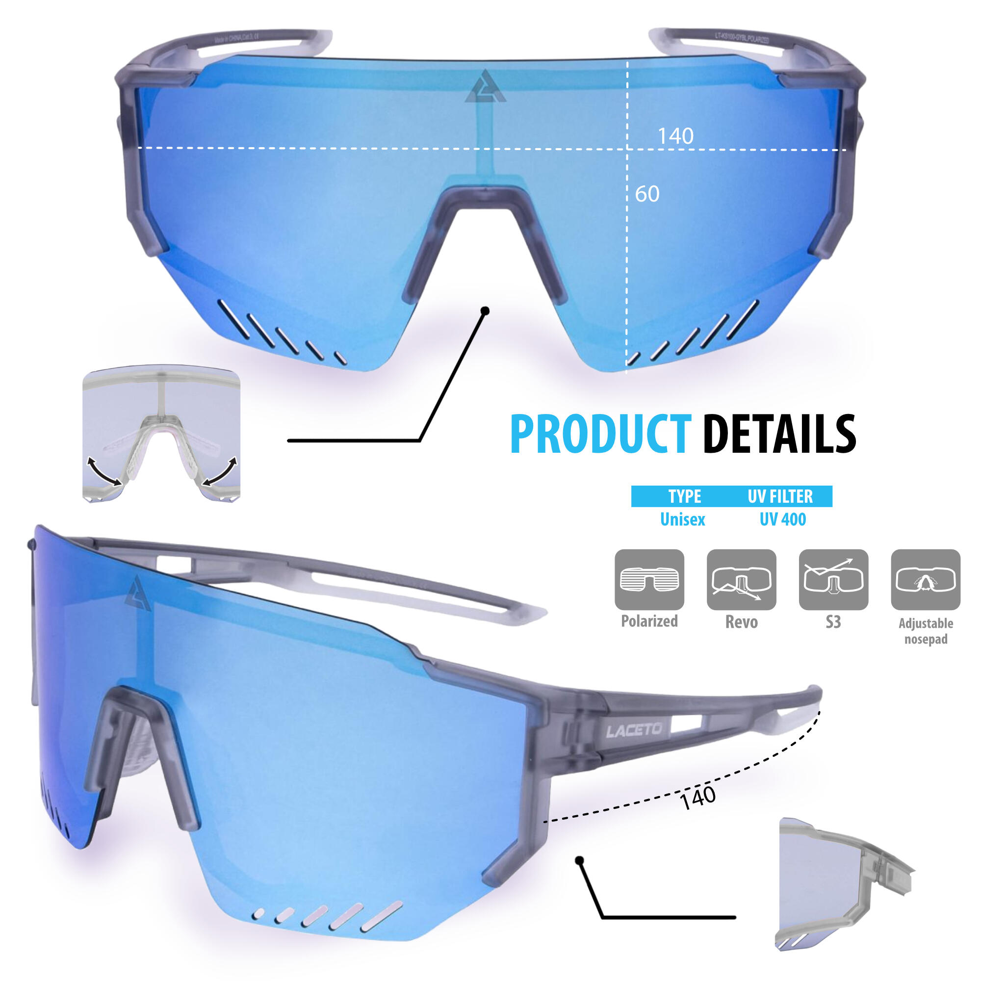 Lunettes de soleil polarisées REN 7/7