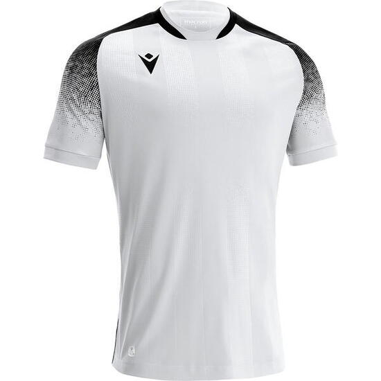 T-shirt - Football - Homme - Alioth - Manches courtes, Respirant - Blanc/Noir